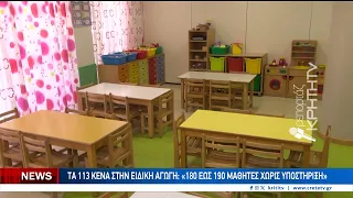 261 κενά στα σχολεία πρωτοβάθμιας του Ρεθύμνου