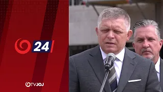 Tlačová beseda Roberta Fica v súvislosti s postupom prác na nemocnici v Prešove (28.7.2026)