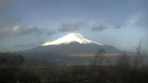 山中湖ライブカメラ タイムラプス映像（2026年3月2日） 提供：UTYテレビ山梨