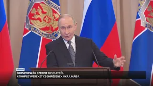 Oroszország szerint nyugatról atomfegyvereket csempésznek Ukrajnába