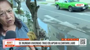 Trujillo: se inundan vivienda tras colapso de alcantarillado