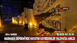 Victims of the Marmara Earthquake commemorated in Yalova