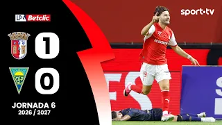Resumo: Braga 1-0 Estoril - Liga Portugal Betclic | sport tv