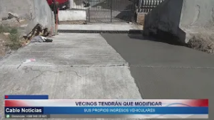 04 MAR 2026 Vecinos de calle Republica denuncian problemas con construcción de nuevas veredas