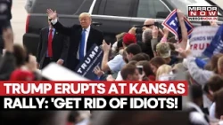 TRUMP RAGE IN KANSAS! 'Get Rid Of Idiots!' Hecklers Interrupt Speech TWICE!