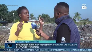 In Maputo: Bagamoio "Vedação" residents complain about scattered trash and lack of dumpsters