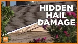 Roofers find hidden damage from hail in Phoenix