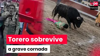 Áncash: Spanish bullfighter seriously injured after being gored in the neck