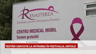 TESTĂRI GRATUITE LA INTRAREA ÎN FESTIVALUL UNTOLD