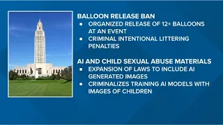New Louisiana laws take effect Aug. 1.
