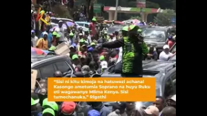 Kasongo ametumia Soprano na huyu Ruku eti wagawanye Mlima Kenya. Sisi tumechanuka - H.E Rigathi
