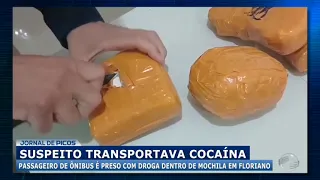 Passageiro de ônibus é preso com droga dentro de mochila em Floriano