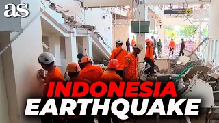 INDONESIA hit by MASSIVE 7.7 EARTHQUAKE: DOZENS DEAD and THOUSANDS EVACUATED