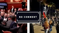 NO COMMENT | BĂTAIE ÎN PARLAMENTUL ALBANIEI, PE FONDUL PROTESTELOR ÎMPOTRIVA GUVERNULUI EDI RAMA