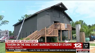 Tavern on the Rail scrambles to repair storm damage before weekend wedding
