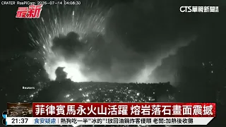 Mayon Volcano in the Philippines Erupts with Stunning Lava and Falling Rocks | CTS News 07/14/202...