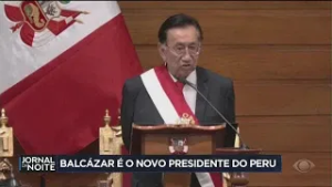 José Balcázar é eleito o novo presidente interino do Peru