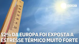 52% of Europe exposed to "very strong" heat stress