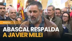 Abascal welcomes Milei and warns about Sánchez: "He is a danger to Spain"