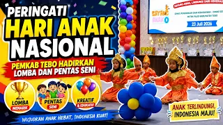 COMMEMORATING NATIONAL CHILDREN'S DAY, TEBO REGENCY GOVERNMENT PRESENTS COMPETITIONS AND ART PERF...
