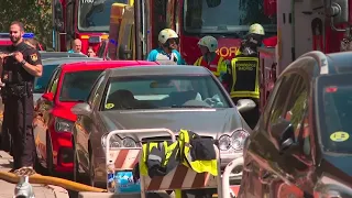 He sets his parents' car and motorcycle on fire in a Chamartín garage