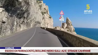 VIABILITÀ. ESODO DI FERRAGOSTO, BOLLINO NERO SULL’ A2 E  STRADE CAMPANE