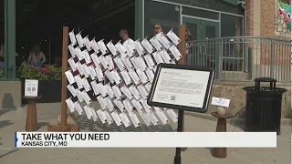 Kansas City artist using art installation to comfort others