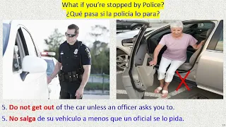 Driver's Safety Education Spanish Lesson 8
