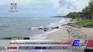 Tsunami certification visits begin in Garifuna communities on the Atlantic Coast