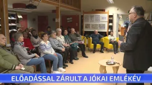 Előadással zárult a Jókai emlékév