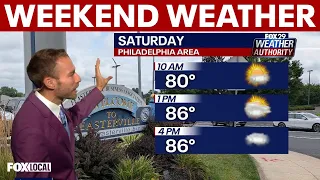 Weather Authority: Humid weekend before several days of rain in Philadelphia area