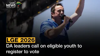 LGE 2026 | DA leaders call on eligible youth to register to vote