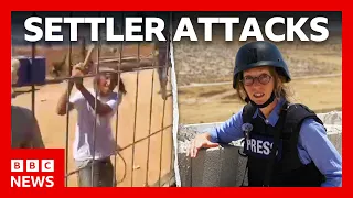 Palestinian village under weekly attack from Israeli settlers | BBC News
