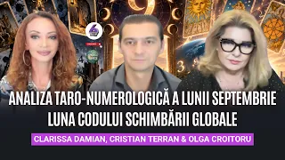 ANALIZA TARO-NUMEROLOGICĂ A LUNII SEPTEMBRIE - LUNA CODULUI SCHIMBĂRII GLOBALE- CRISTIAN ȘI CLARISSA