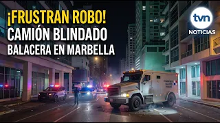 Attempted armored truck robbery in Marbella leads to chase, gunfire, and overturned car