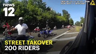 Long Island street takeover: 200 ATVs &  dirt bikes sweep through Suffolk County, 3 arrested