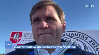 Skelbtas tikėtinas oro pavojus Vilniaus apskrityje | Žinios | 2026-10-03