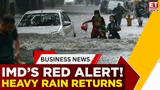 Relentless Monsoon Fury! IMD Issues Red Alert For Gujarat, Heavy Rain Batters West India | ET Now