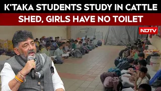 Karnataka News | Cow Shed Becomes School As Karnataka's Hassan Students Lack Basic Facilities