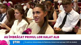 Au îmbrăcat primul halat alb: aproape 1.400 de studenți, admiși la Universitatea de Medicină