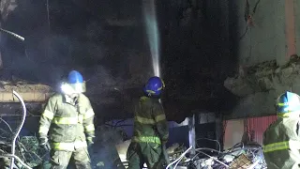 Incendio en exhotel Alameda