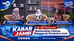 KABAR JAMBI (October 15, 2026 Edition) | Literacy Communities, Drivers of Social Change#TVRIJambi