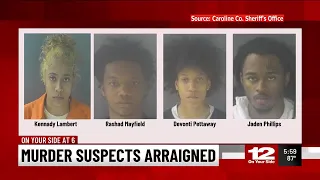 Four double murder suspects plead not guilty