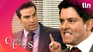Patricio puts a stop to Rómulo's insults | Corona de lágrimas Chapter 57 (Part 2) | tln
