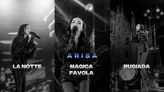 Arisa con La notte, Magica favola, Rugiada. Qual è la tua preferita?