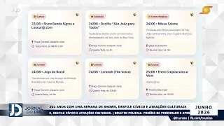 SÃO JOÃO DA BOA VISTA CELEBRA 202 ANOS COM UMA SEMANA DE SHOWS, DESFILE CÍVICO E ATRAÇÕES CULTURAIS.