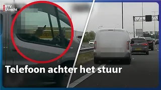 Voor dertiende keer betrapt op bellen achter het stuur! | Verkeerspolitie Compilatie