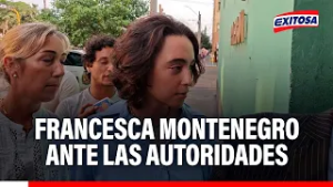 ?? Francesca Montenegro colabora con las investigaciones del caso Lizeth Marzano