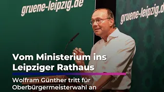 From the Ministry to City Hall: Wolfram Günther Eyes Leadership of Leipzig | Sachsen Fernsehen