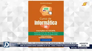 PREFEITURA E ETEC OFERECEM CURSO DE INFORMÁTICA PARA PESSOAS 50 MAIS